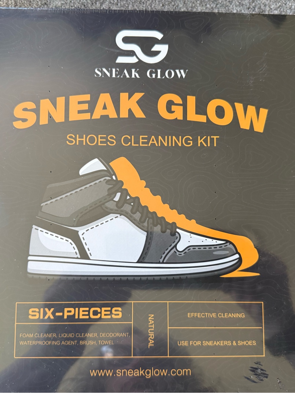Shoe Cleaning Kit - Black & Orange